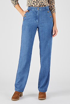Broek van mix van Lyocell Tencel™ vezels en viscose Lenzing™ Eco
