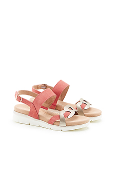 Gevlochten Amortyl sandalen
