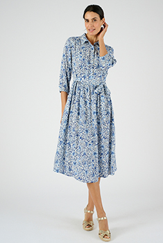 Jurk pure viscose Lenzing™ EcoVero™ vezels