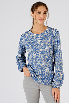 T-shirt met kasjmierprint van zuiver katoen