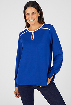 Tunique maille crêpe stretch