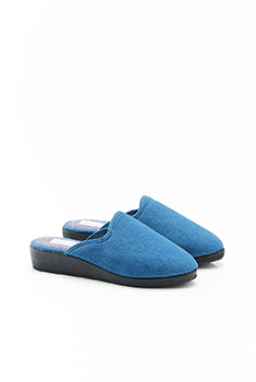 Muiltjes met denim-effect