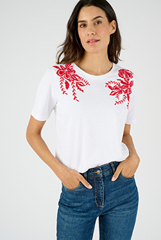 T-shirt brodé