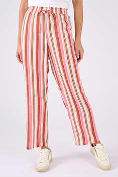7/8e broek van crêpestof zuivere viscose  vezels