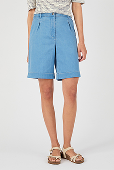 Lichtgewicht denim shorts