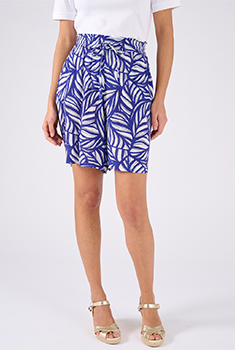 Bermuda en tissu créponné pure viscose