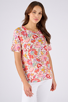 T-shirt en lin mélangé