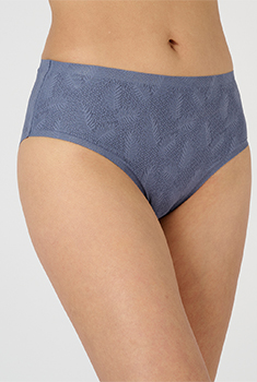 Midi-slip met kanteffect