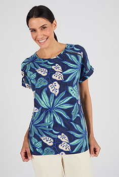 T-shirt imprimé tropical Climatyl
