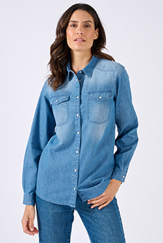 Chemisier en denim