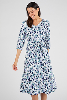 Jurk van warm tricot