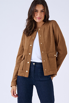Veste suédine
