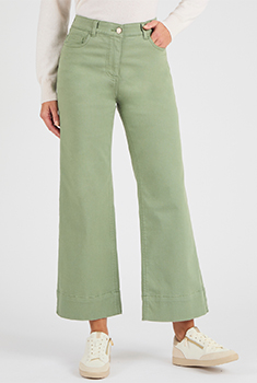 Broek met wijde pijpen 7/8e