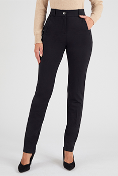 Broek van milanotricot bi-elastisch Perfect Fit by Damart