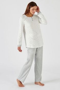 Pyjama met bloemetjes Thermolactyl