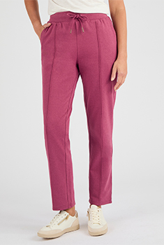 Loungebroek van geborsteld molton