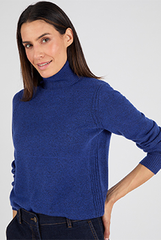 Pull col roulé fine maille Thermolactyl
