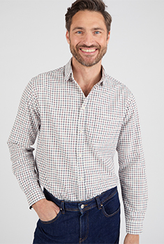 Chemise à carreaux