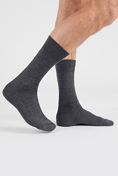 Lot de 2 paires de chaussettes mélange Thermolactyl et soie
