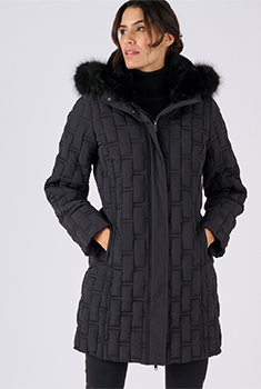 Parka matelassée fantaisie