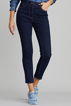 Jeans slim fit 7/8-broek 5 zakken Perfect Fit by Damart