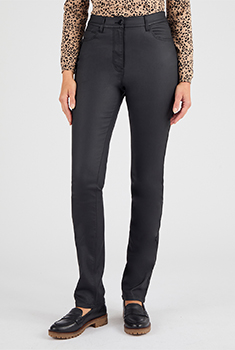 5-pocket gecoate broek
