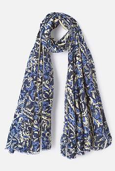 Foulardsjaal met grafische print