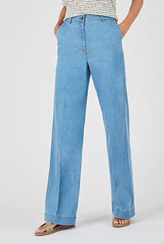 Broek van mix Lyocell Climatyl