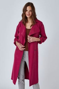 Soepele trenchcoat