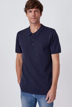 Polo *mix linnen en katoen