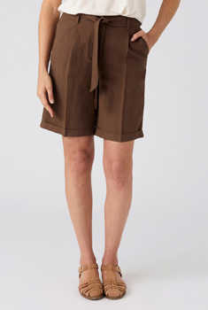 Bermuda mix linnen en viscose