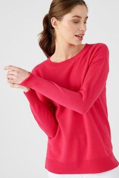 Pull pur cachemire Col rond