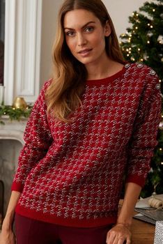 Pull in jacquardtricot
