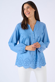 Blouse base brodée