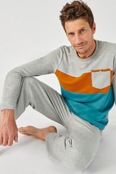 Fleece pyjama 2025 heren