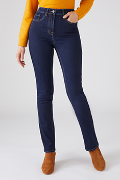 Jeans straight fit, Perfect Fit by Damart
