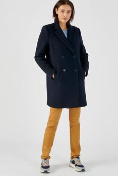 Manteau laine mélangée et doublé Thermolactyl® recyclé*