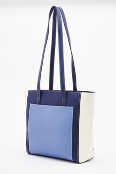 Tas met effect colorblock