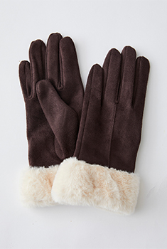 Gants tactiles fourrés