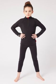 T-shirt col zippé Comfort Thermolactyl 4 enfant