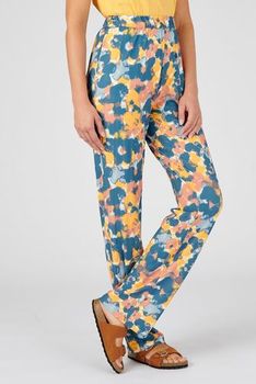 Pantalon enfilable maille côtelée stretch