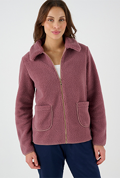Veste de détente polaire moelleuse