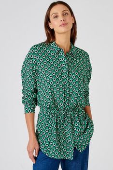 Chemisier-tunique à ceinture viscose Lenzing™ EcoVero™