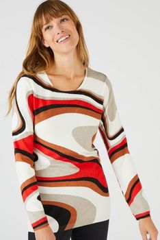 Pull imprimé graphique