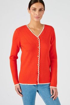 Cardigan in fantasietricot
