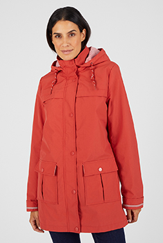 Parka casual lichtgewicht waterafstotend