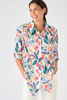 Strandblouse print Climatyl