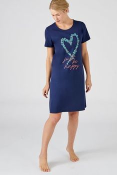 Chemise de nuit Mix&match maille jersey pur coton peigné