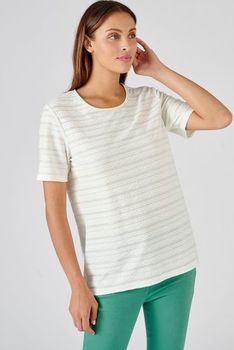 T-shirt maille jacquard