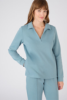 Sweater met polokraag